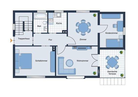 Grundriss Erdgeschoss