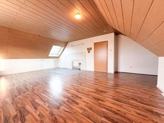 Wohnzimmer mit Küche