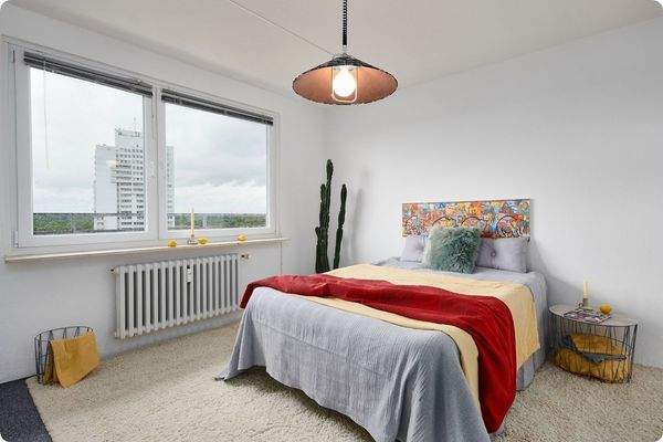 Lütt Immobilien Kiel - Schlafzimmer virtuell gestaged