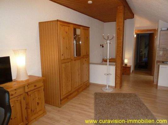 Blick zum Schlafbereich