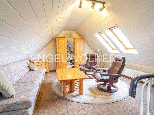 ausgebauter Dachboden -Studio