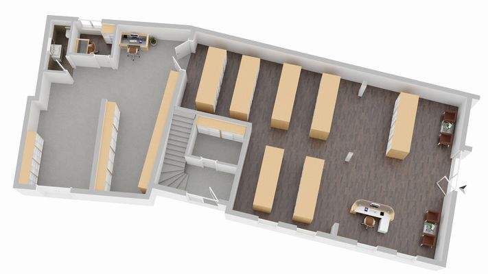 Grundriss der Teilfläche