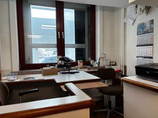 Büro in der Tischlerei