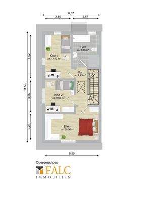 Grundrissbeispiel DHH OG