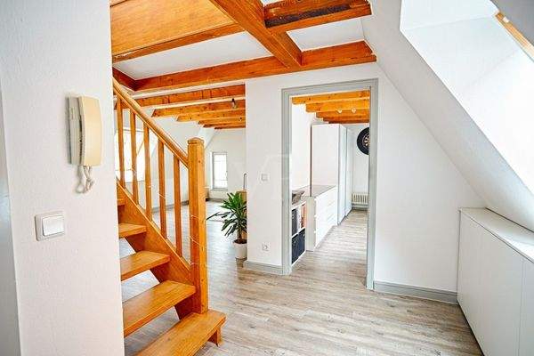 Eingang digital möbliert