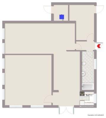 Grundriss Nebengelass