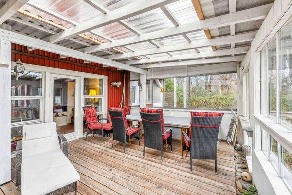 Loggia mit Essbereich