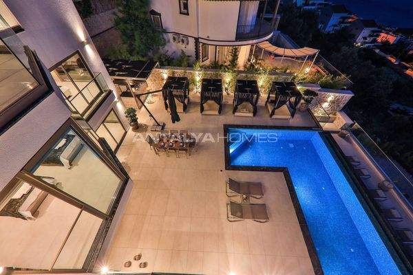 Luxury Sea View Villa with Extensive Amenities in Kalkan Antalya