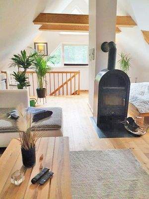 Wohn- und Schlafzimmer Dachgeschoss