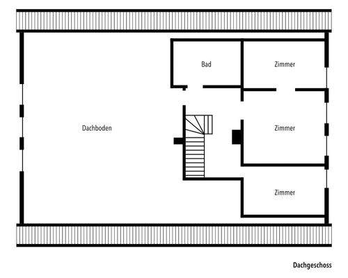 Grundriss: Obergeschoss