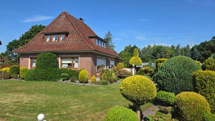 Blick aus dem Garten