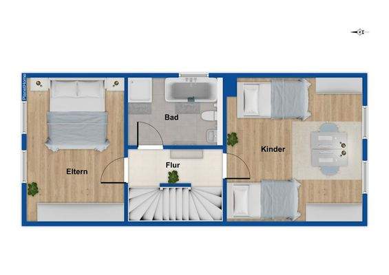 Grundriss Obergeschoss