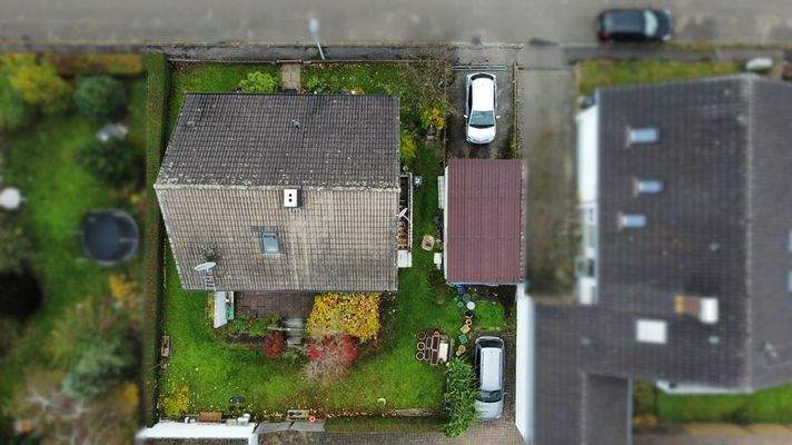 Luftbild - Grundstück von oben