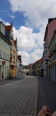 Blick in die Fußgängerzone