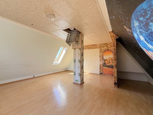 offenes Schlafzimmer