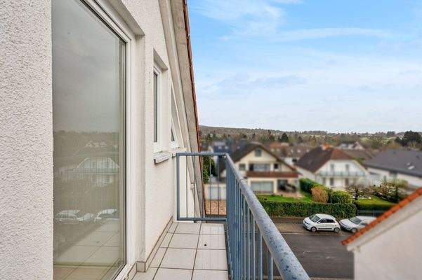 Balkon vor dem Schlafzimmer