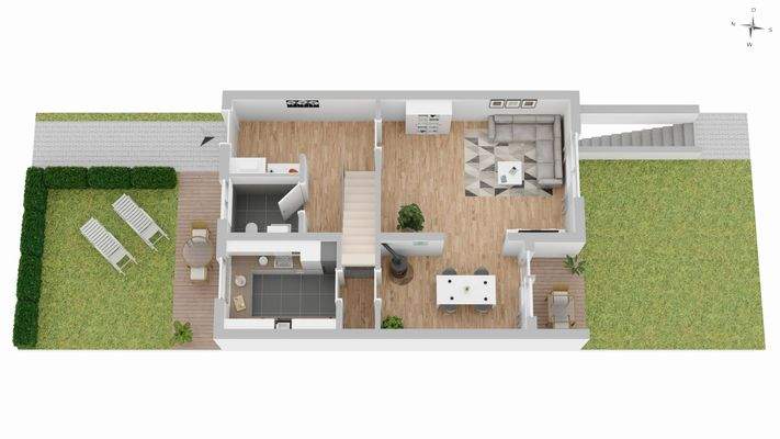 Grundriss - Erdgeschoss