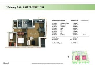 1. OG Wohnung 2.31