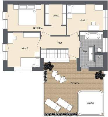 Grundriss Obergeschoss