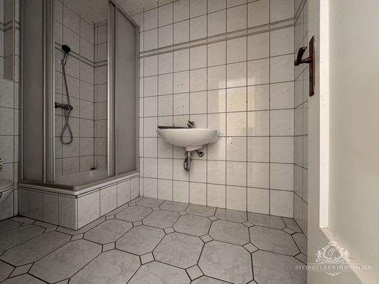 Badezimmer mit Dusche