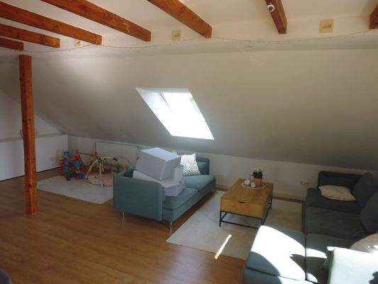 offener Wohnbereich Dachgeschoss