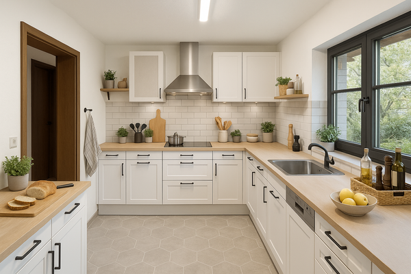 EG Küche Einrichtungsbeispiel KI