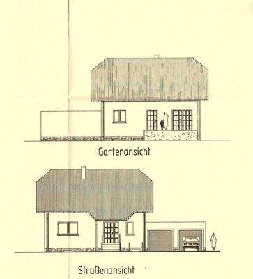 Ansicht Straße u. Garten