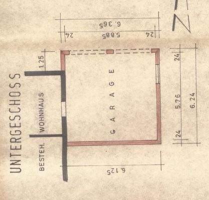 Grundriss Erweiterung Keller