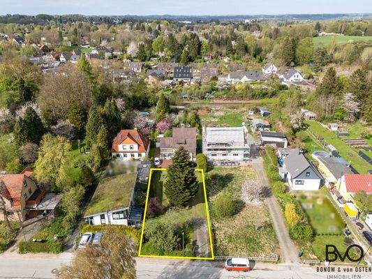 Luftaufnahme mit gutem Überblick