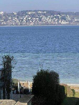 Blick vom Objekt auf den See