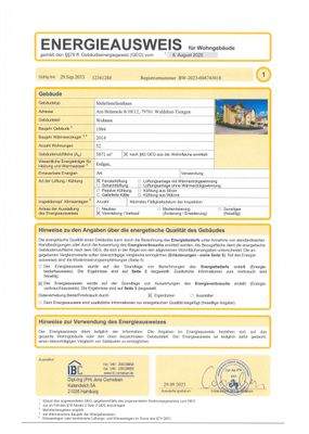 Energieausweis Brünnele 8,10,12 in 79761 Waldshut-Tiengen, gültig bis 29.09 (1)