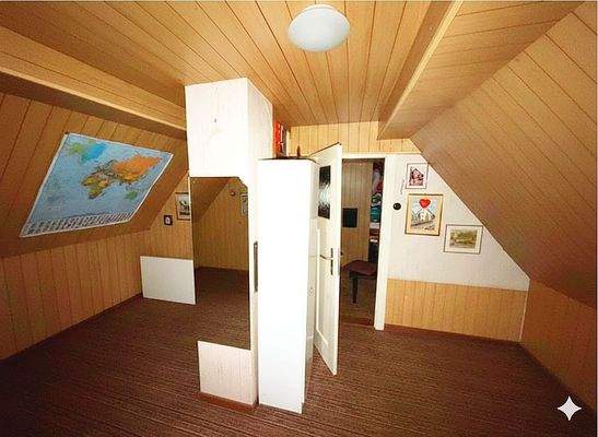 Dachzimmer Richtung Norden