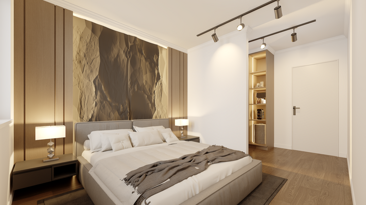 Schlafzimmer mit Ankleide 