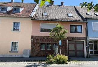 Haus Ansicht von der Straße aus