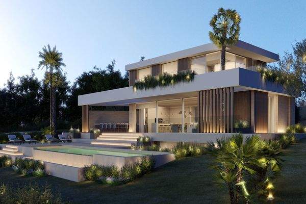 Grundstück mit genehmigtem Bauprojekt in Son Gual