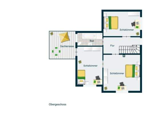 Grundriss Obergeschoss