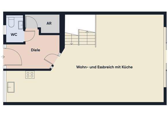 Grundrissplan ohne Maßstab EG