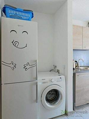 Waschmaschine in der Küche