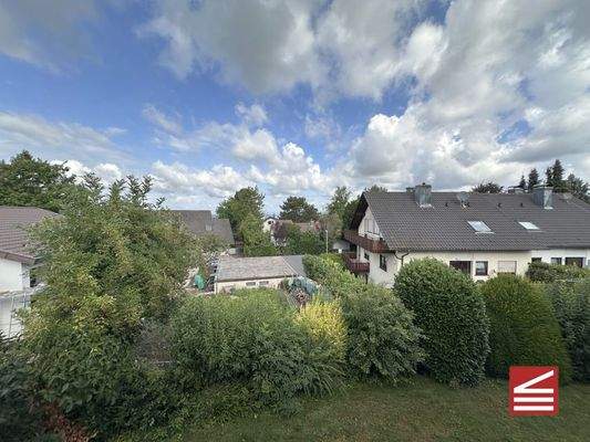 Aussicht vom seitlichen Balkon