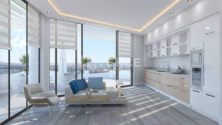 Sea View Flats with Stylish Design in North Cyprus Girne