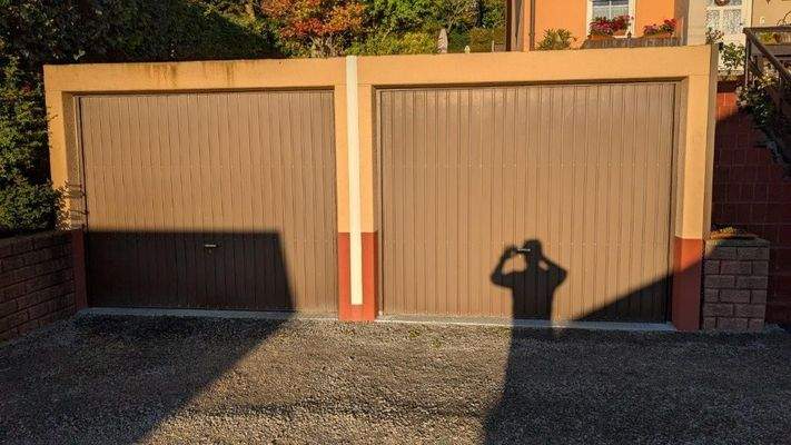 Doppelgarage in Massivbauweise