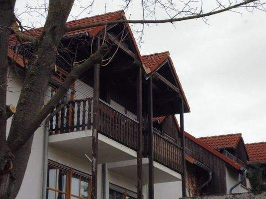 Außenansicht Balkonseite (Süd)