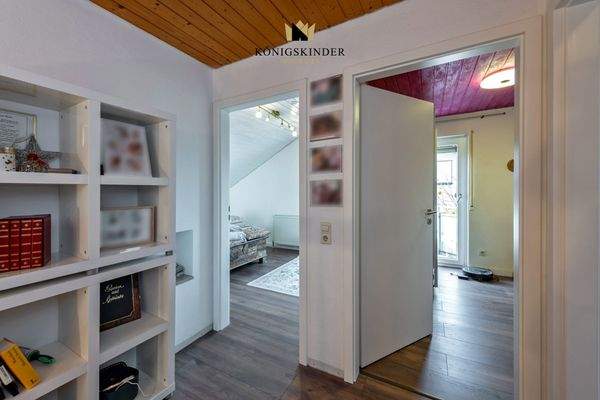 Blick Richtung Schlafzimmer