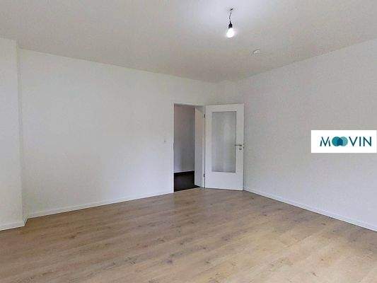 Ansicht III: Wohn- und Esszimmer