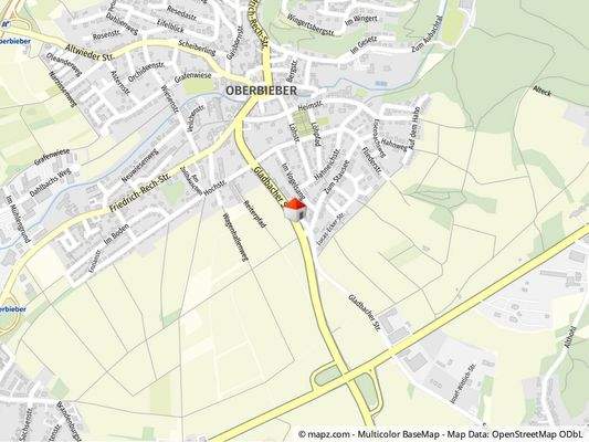 Geolyzer Kartenausschnitt