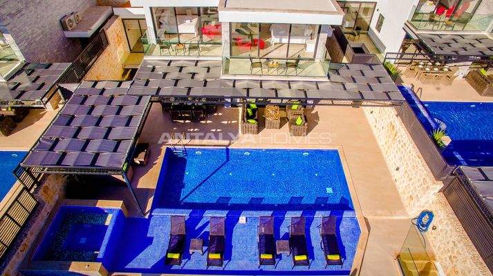 Pool Villa with Uninterrupted Sea View in Kaş Kalkan