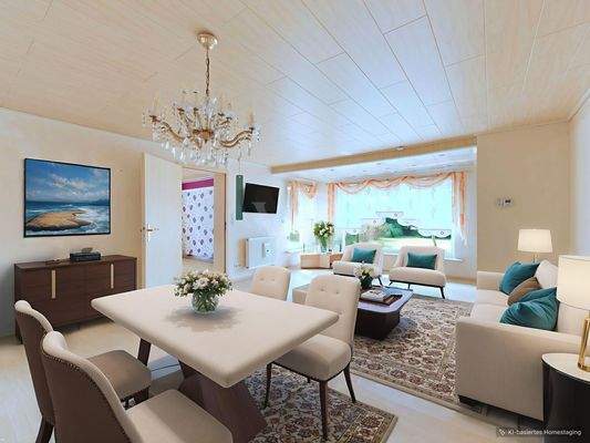 EG Wohnzimmer - KI-generiertes Beispielbild