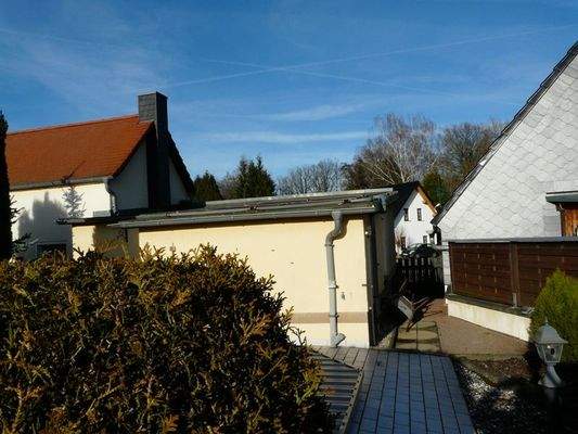 Garagendach mit Poolheizung