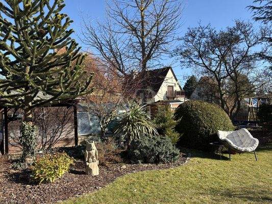 süß angelegter Garten