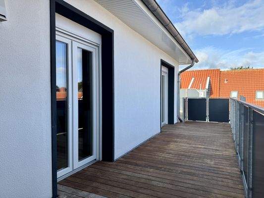 Balkon einer Wohnung